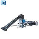 pet bottle plastic recycled flake hot washing floating line