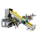 plastic pe pp waste washing recycling machinery pe pp film bag crushing line