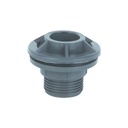 PVC Tank Connector Bulkhead Fitting 40mm-100mm Thread for Water Tank Storage Rain Harvesting SAM