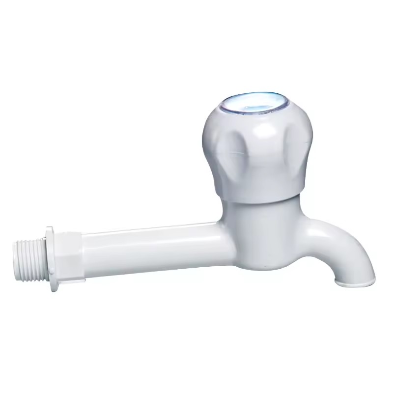1/2"-3/4" Original Wholesale, Single Handle Wall Mounted High Quality and Durable Pvc Long Body Plastic Tap/faucet/bibcock