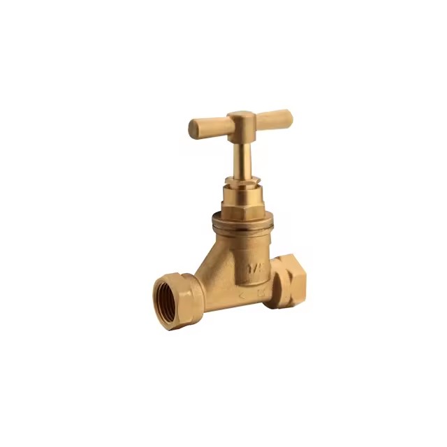 Brass Angle Stop Valve 1/2" BSP Compression for Toilet Bathroom Under Sink Water Supply Shut-off SAM