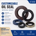 Find Similar Icon NQK Rubber NBR FKM Oil Seal Skeleton Oil Seal Metal Dust Lip Machine Rotary Shaft Oil Seals