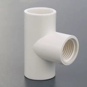 1/2-1" PVC Female Internal Thread Tee Fitting ASTM Standard Schedule 40 Pressure Water Supply Plastic Connector SAM- Factory