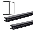Custom Plastic Extrusion Sliding Door Profile High Quality Window Door Suppliers' Modling Type Plastic Extrusion