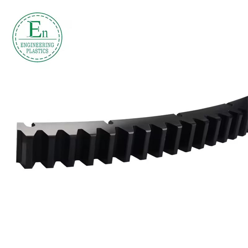 POM Nylon UhmwPE CNC Flexible Plastic MC Nylon Rack Gear Nylon Gear Rack and Pinion