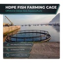 Frost and Rodent Resistance Complete System Fish Cage Pontoon in Lake