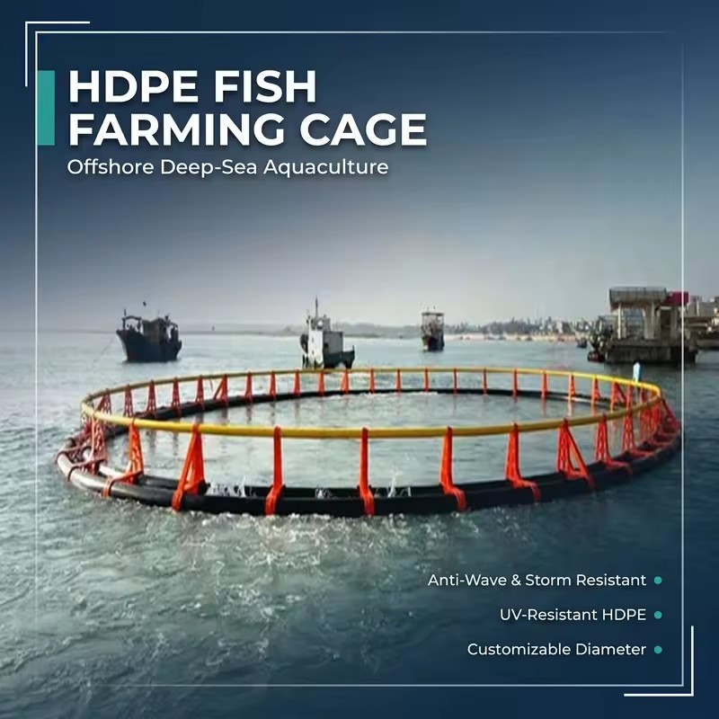 Fish Cage Aquaculture Farming Hdpe Fish Farming Cage Floating for Pisciculture Agricultural Equipment Fish Farm