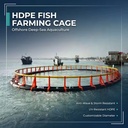 Fish Cage Aquaculture Farming Hdpe Fish Farming Cage Floating for Pisciculture Agricultural Equipment Fish Farm