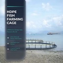 DRD High Quality Durable Black ISO4427 Certified HDPE Floating Fish Cage for Aquaculture Fish Farming