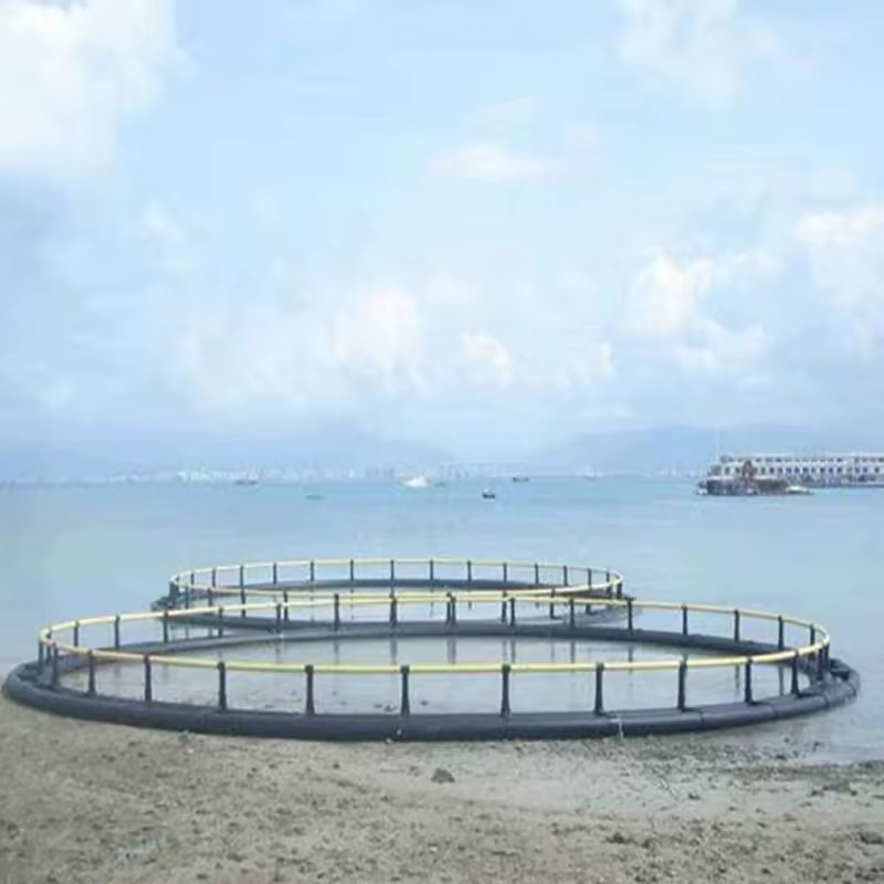 HDPE Floating Fish Farming Cage 10-20m Diameter Aquaculture Trap Wholesale Manufacturer