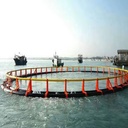 Corrosion Resistance Square Shape Round Shape Floating HDPE FIsh Farming Cage Trap in Freshwater for Carp Bass