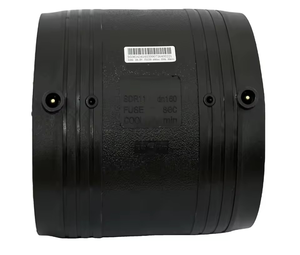 EF Pipe Fittings Electrofusion Couplers 160mm S160 HDPE SDR11 High Quality Pipe Fittings PE100 PE80