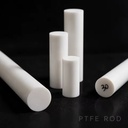 Virgin PTFE Solid Round Rod 5mm to 350mm Diameter Natural White Black High Temp Chemical Resistant for Industrial Machining