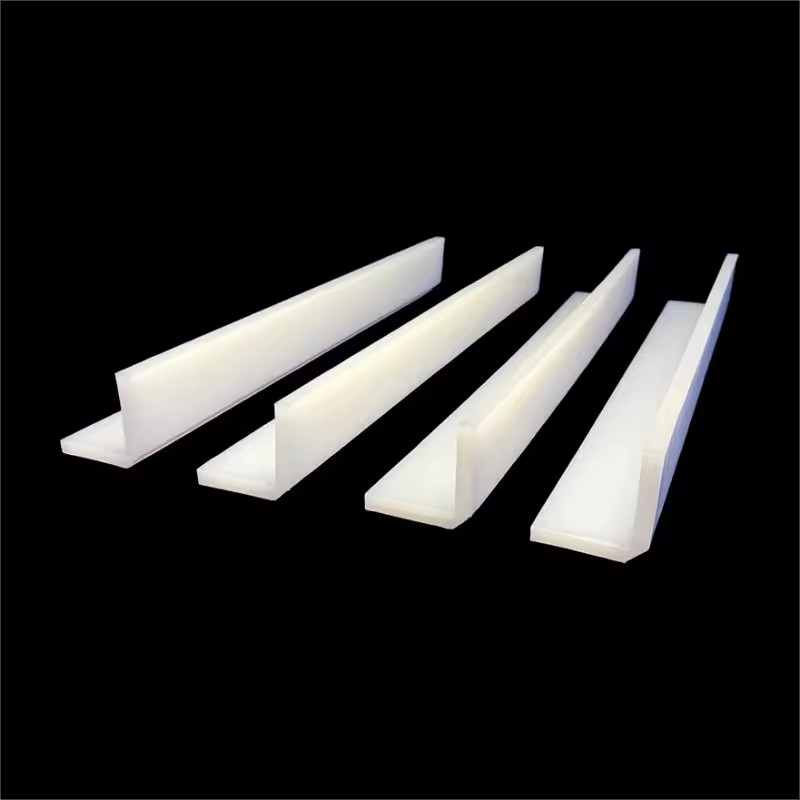 Polyethylene I-type Nylon Strip Wear Strip Pad Self-lubricating PE L-type Baffle Plastic Guide Rail Slider PE PLASTIC GUIDE