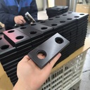 Custom CNC Machined UHMWPE Plastic Slider Bar