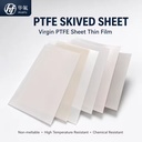 Virgin PTFE Sheet Thin Film Non-meltable High Temperature Chemical Resistant Sheet for Chemical Lining Semiconductor Isolation