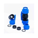 PN16 Double Union Valve for PP and HDPE Pipe Fittings for Irrigation Systems