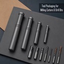 Round Telescopic Protective Packaging Tube Ideal for Various Milling Cutters Drills Turning Tools Tool Holders Tool Arbors