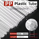 Customizable PP Tubes OD2mm-50mm Clear Tube Durable 500mm Length Plastic Polypropylene Tube Sample Available for Industrial