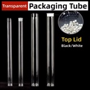 Wholesale Products in Bulk High Quality Plastic Clear Tubes Transparent PC Tube Gift Box Packaging with Lids for Gift Storage