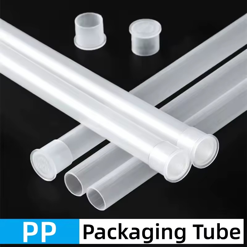 2026 New Wholesale PP Polypropylene Packaging Tubes Custom Size 10-60mm Diameter Other Cosmetic Storage Packaging 100 Sets