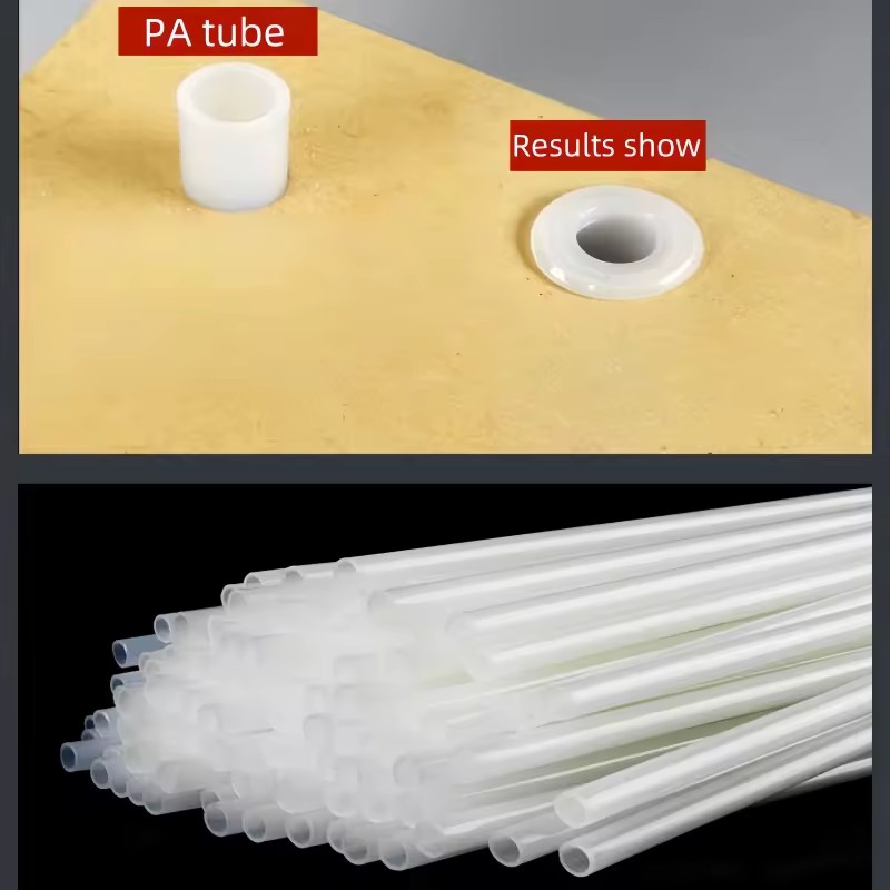 4.8mm Nylon PA6 Plastic Binding Tubes Universal Heat Set Rivet Comb Book Binding Machines 500mm Length Custom 5mm 6mm 5.5mm Made