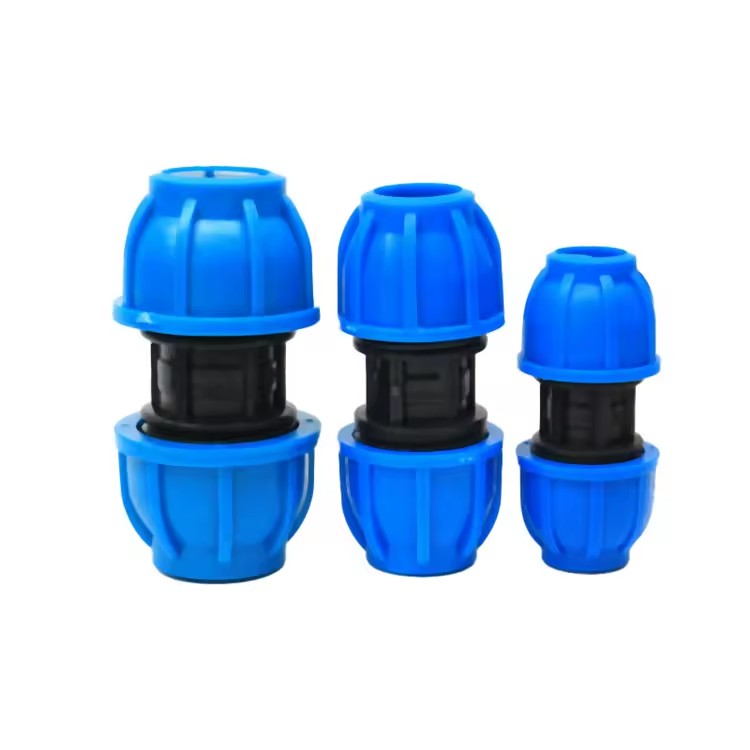 HDPE Compression Fittings Elbow Tee Socket PN16 Cold Water 20-110mm PE Hdpe Pipe Fitting