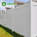 Sam- Garden Horticulture UV protection White Vinyl Pvc Vinal Privary Cheap Fence