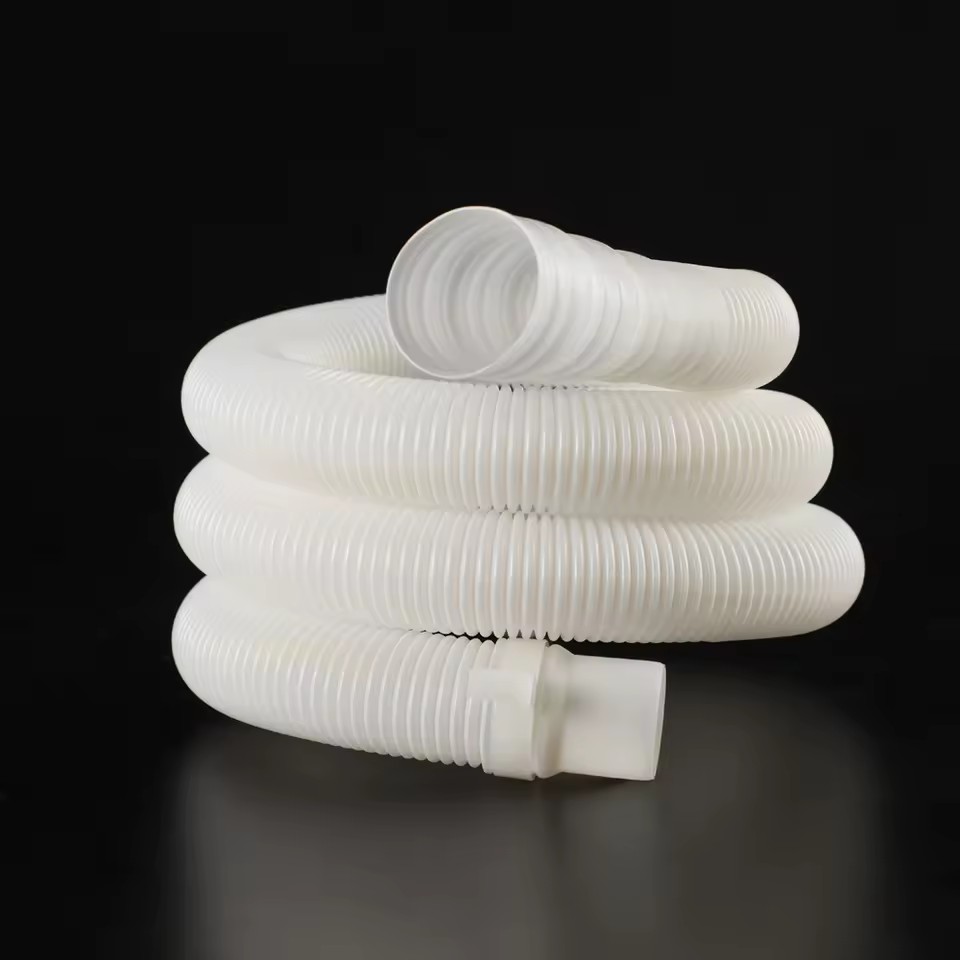 HJSJ Fully Automatic Washing Machine PE Material Extended Soft Corrugated Drain Hose-Customizable Length & Thickness Wholesale