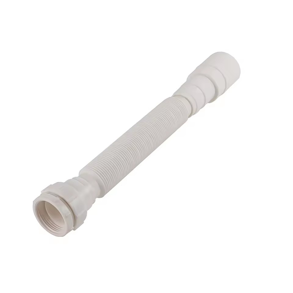 HJSJ Washing Basin Flexible Drain Pipe Plastic Bathroom Sink Drainage Tube, Easy Installation, Leak-Proof