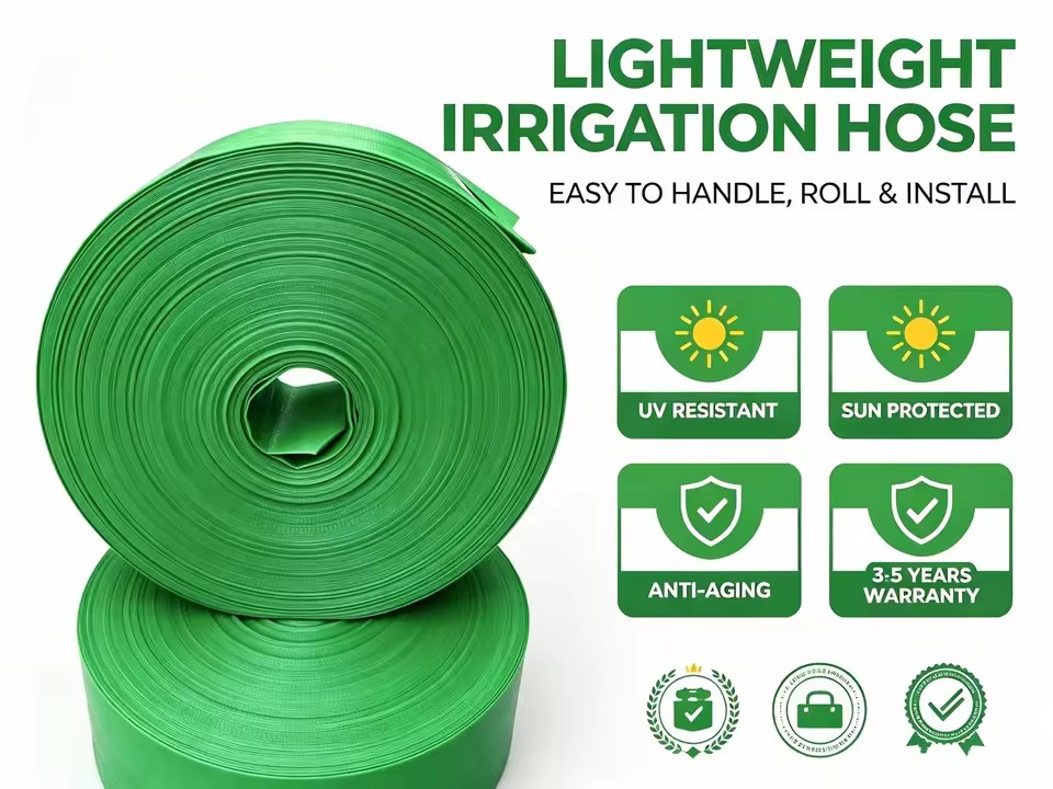 2-8inch High Pressure PE Layflat Hose Farm Irrigation Water Delivery Flexible Hose