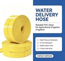 3 Inches Agriculture Lay Flat Water Hose Layflat Irrigation Hose Fishpond Drainage Pipe