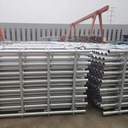 Steel Pipe Ringlock Scaffolding System With Base Jack and U Head Jack for Building Construction