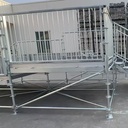 Steel Ringlock Scaffolding Scaffold Adjustable Props Plank Base Plate Platform Guardrail Ladder Frame Tube Deck Board Brace Tie