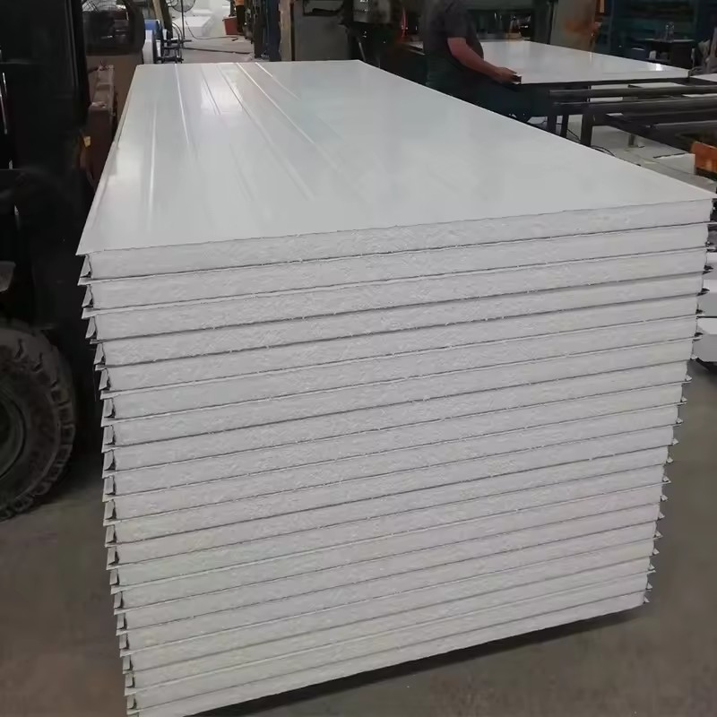 EPS Foam Sandwich Wall Panel With Steel Sheet Cover for Modular House and Prefabricated Building Roof