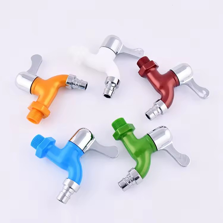 Wholesale Price Modern PVC Washi Basin Bathroom Faucet Kitchen Tap Wall-Mounted Washing Machine Compatible Faucet