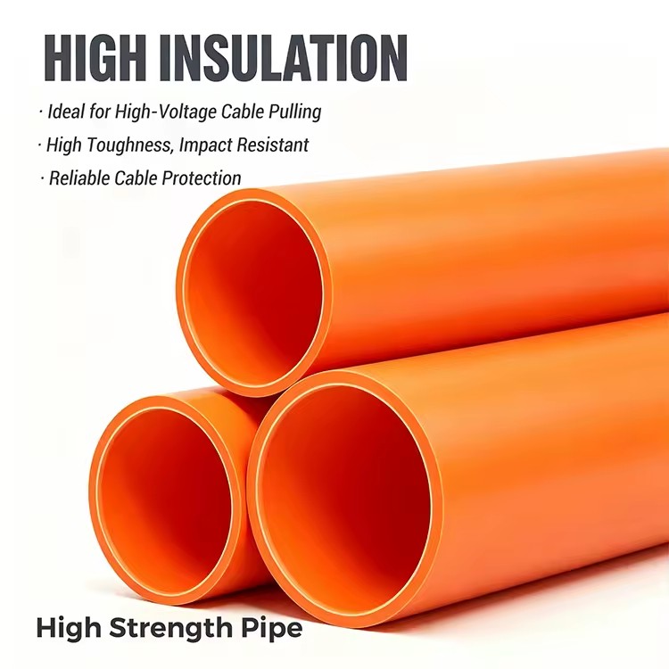 MPP Electrical Conduit Pipe for Cable Protection System Modified Polypropylene Tube for Highway Power Relocation Project