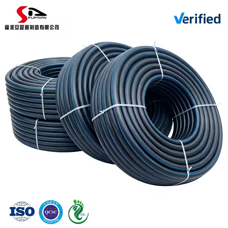 HDPE Electrical Conduit Pipe Electric Duct Tube Black Plastic Pipe Rolls