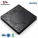 Customizable Heavy Duty Cast Iron Manhole Cover 400KN Bearing Capacity Anti-Slip Surface for Highway/Airport Construction Bulk