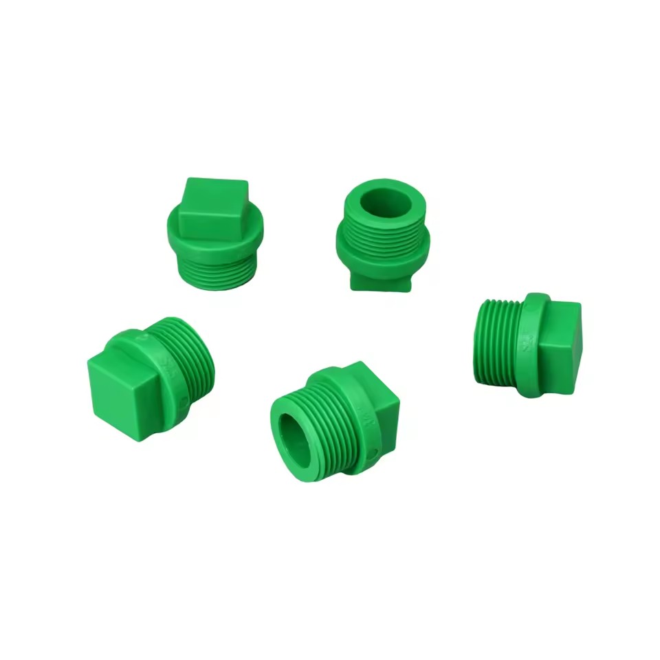 Wholesale Dn20 Plastic Pipe Fittings Double Union Polypropylene PN25 PPR Pipe Fittings for Hot Water Pipe