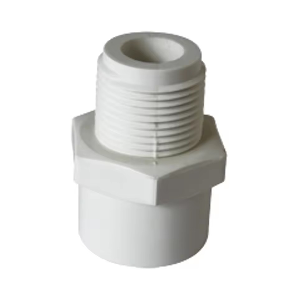 PVC Pipe Fitting all sizes 1/2 inch-6 inch Male Adapter