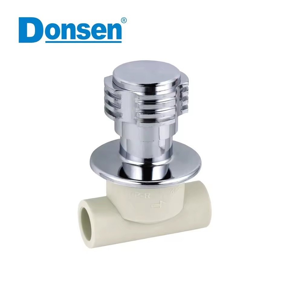 Plastic PP-R Concealed Porcelain Core Valve