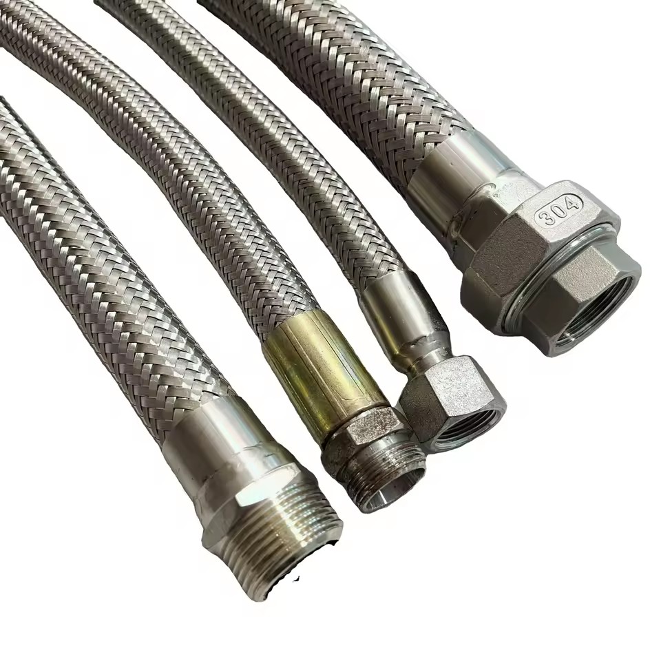 Stainless Steel Single Wire Braided Corrugated Flexible Metal Hose/Pipe Fitting GB Bending Welding Cutting for Construction
