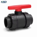 ISO CE Certified PN16 SDR11 High Pressure Steel Core Plastic Water Control Valve HDPE Ball Valve Series