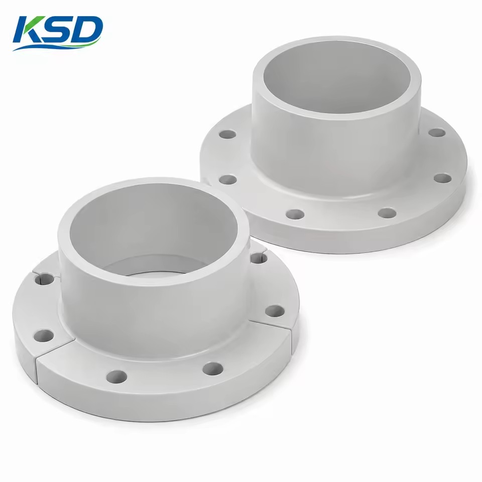 ISO CE Certified PN10 PN16 Solvent Weld Split Integral Type Joint U-PVC Water Supply Flange