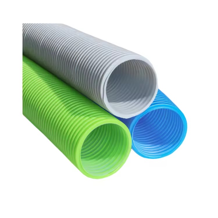 Customized Industrial Style Flexible Stainless Steel Round Exposed Air Conditioning Ducts HVAC Systems Parts Hospital Use