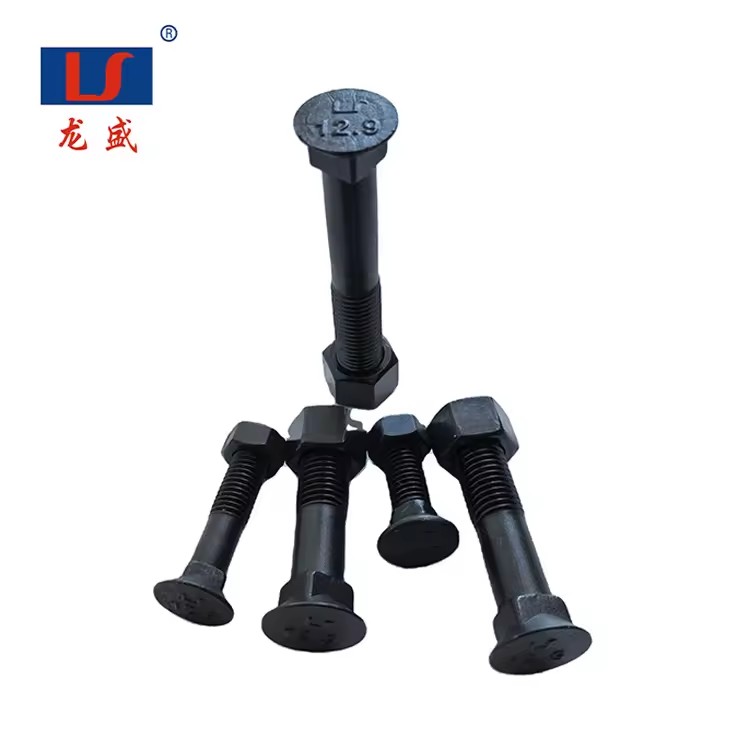 New High-quality High-strength Zinc Plated Steel/Iron Plough Bolts and Nuts Factory Manufactured