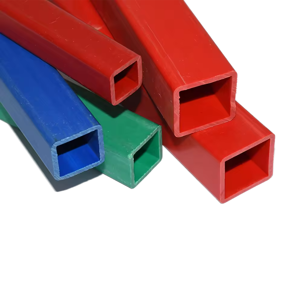 Custom PVC square Plastic Extrusion Profile Custom Plastic Extrusion with Drawing Support