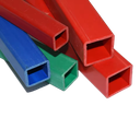 Custom PVC square Plastic Extrusion Profile Custom Plastic Extrusion with Drawing Support