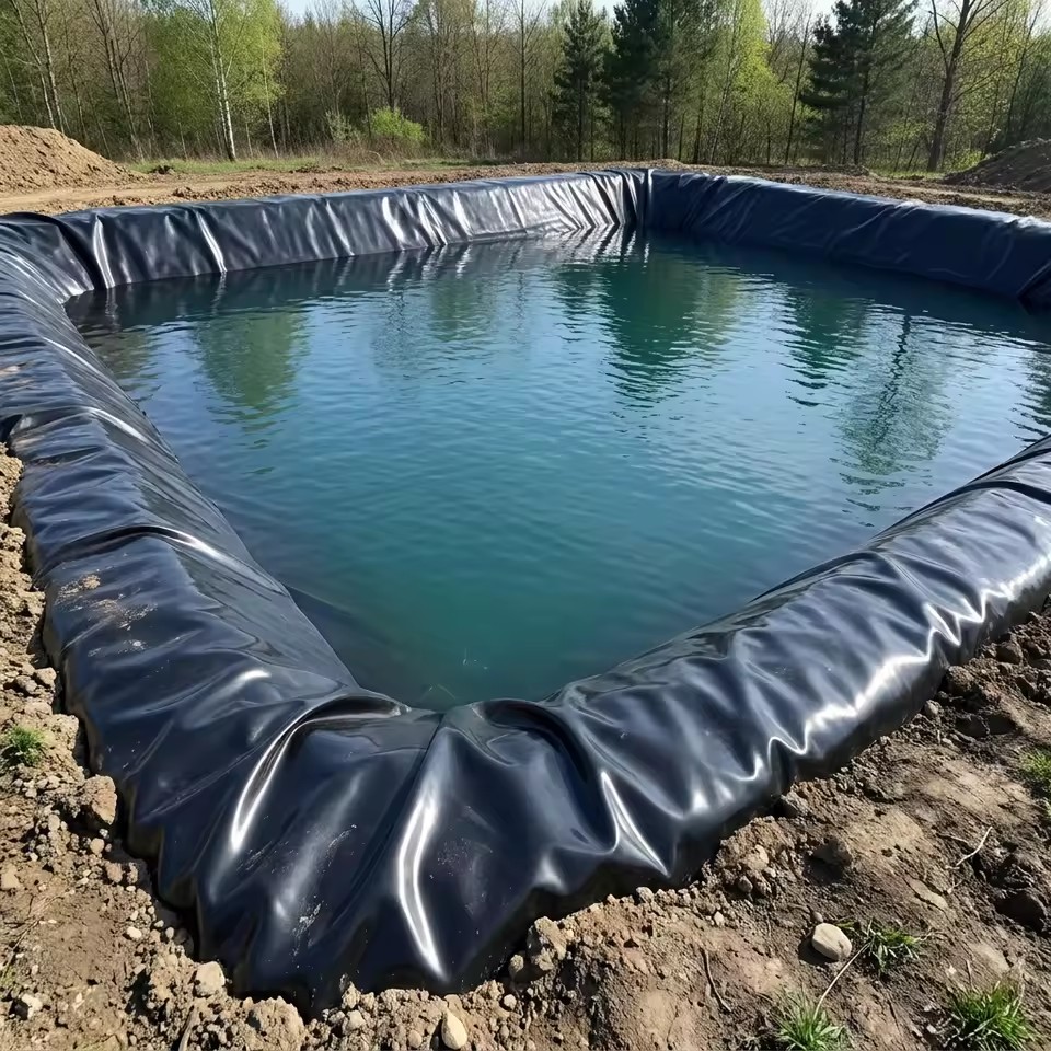 100g 200g 300g Hdpe Geomembrane Liner 10m Black Fish Farm Pond Liner Fish Farming tank Swimming Pool Liner Aquarium Fish tank